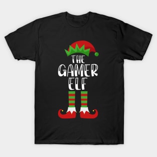 The gamer Elf Funny Family Party T-Shirt